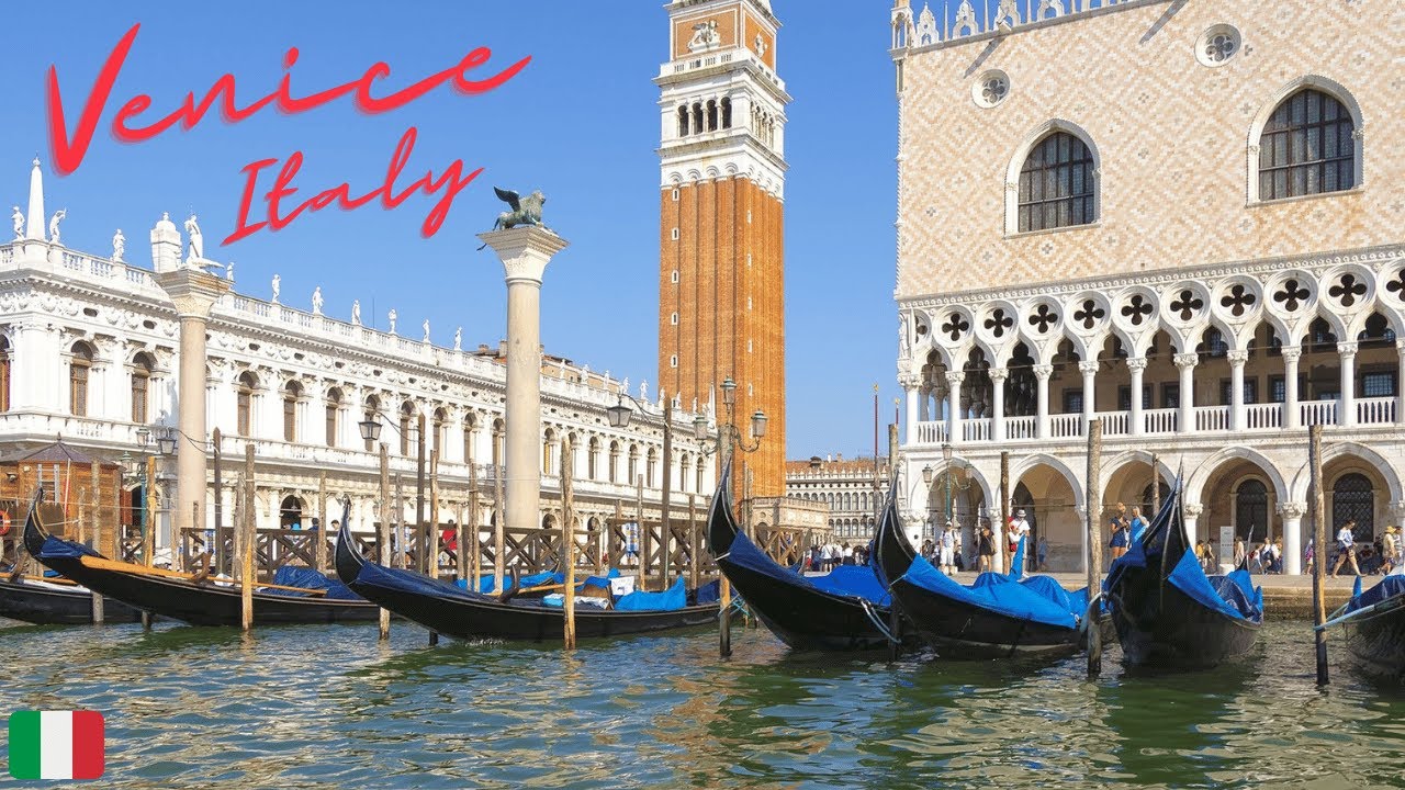 Venice Walking Tour #1 : Grand Canal to St. Mark's Square (4K)
