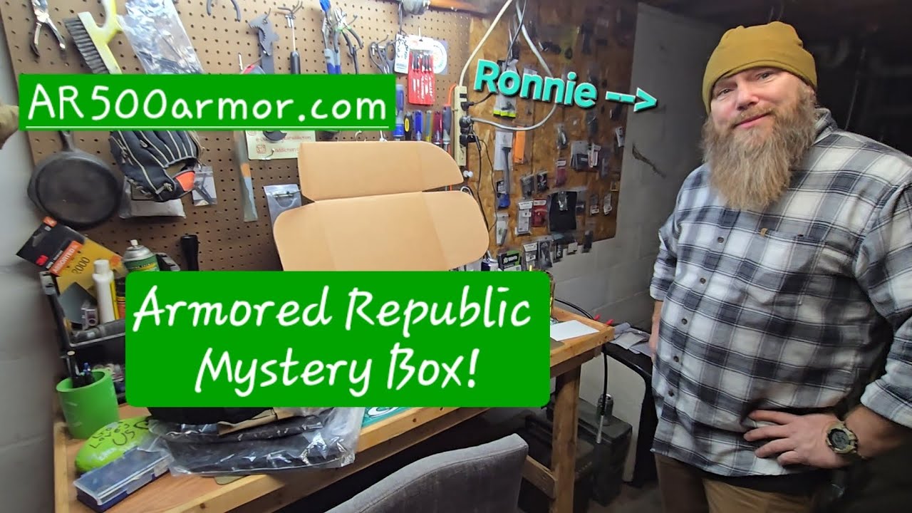 Unboxing the Armored Republic Mystery box. Tactical and practical range gear. What's inside?!