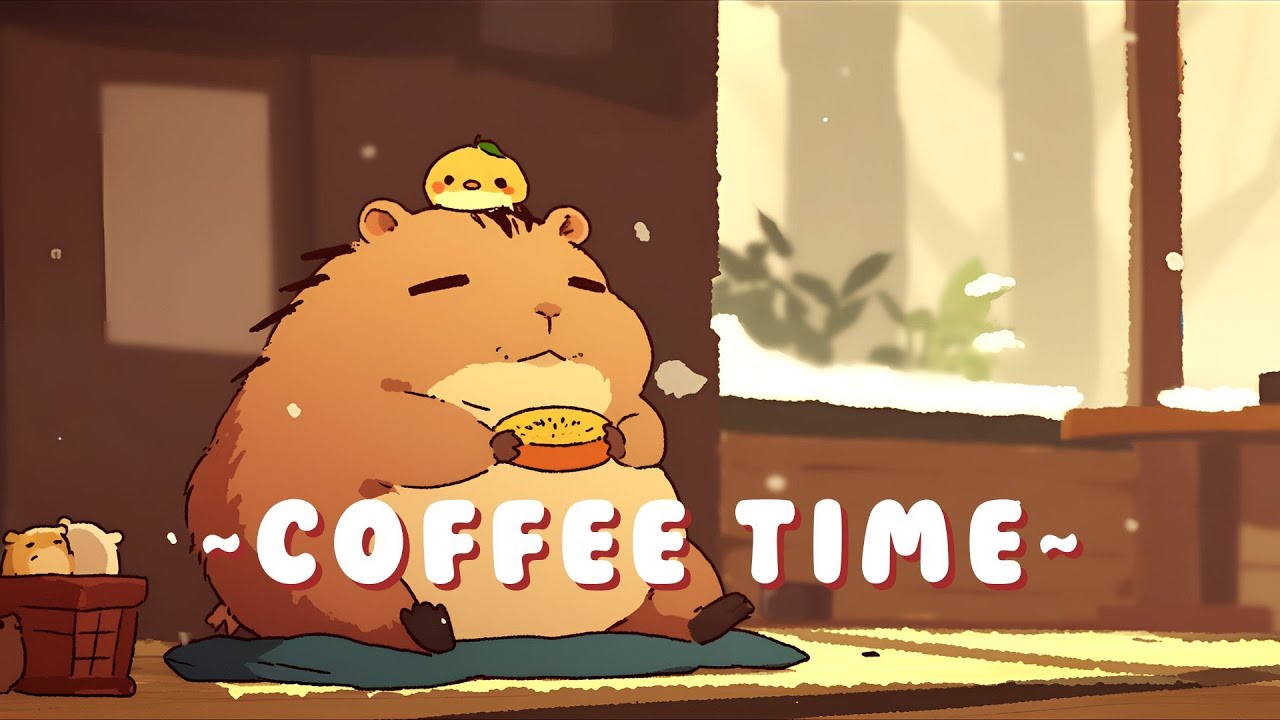 [60 Minutes] Capybara Chill Station | Study Session Music Mix 🦫 🎧 ✨ | Sleep Aid