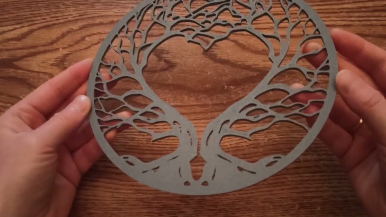 3D Printed Wall Tree Decor with Heart-Shaped Branches 🌳❤️