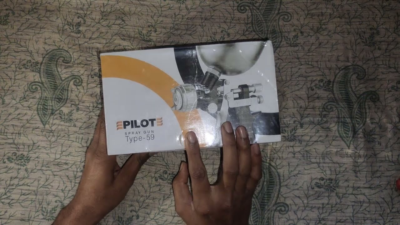 Pilot Air Paint Spray Gun review | Type-59S | Type59 | Best Pneumatic Paint Gun | Colour Spray Gun