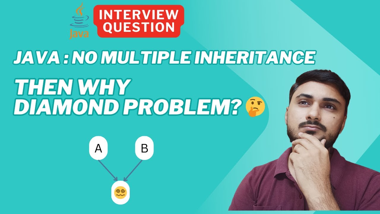 How does Diamond Problem occur in Java even though Multiple Inheritance is not allowed?