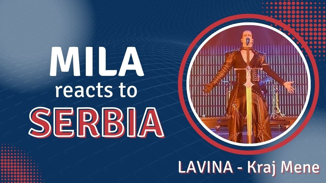 SERBIA Eurovision 2026: LAVINA - Kraj Mene || Mila Reacts to Eurovision