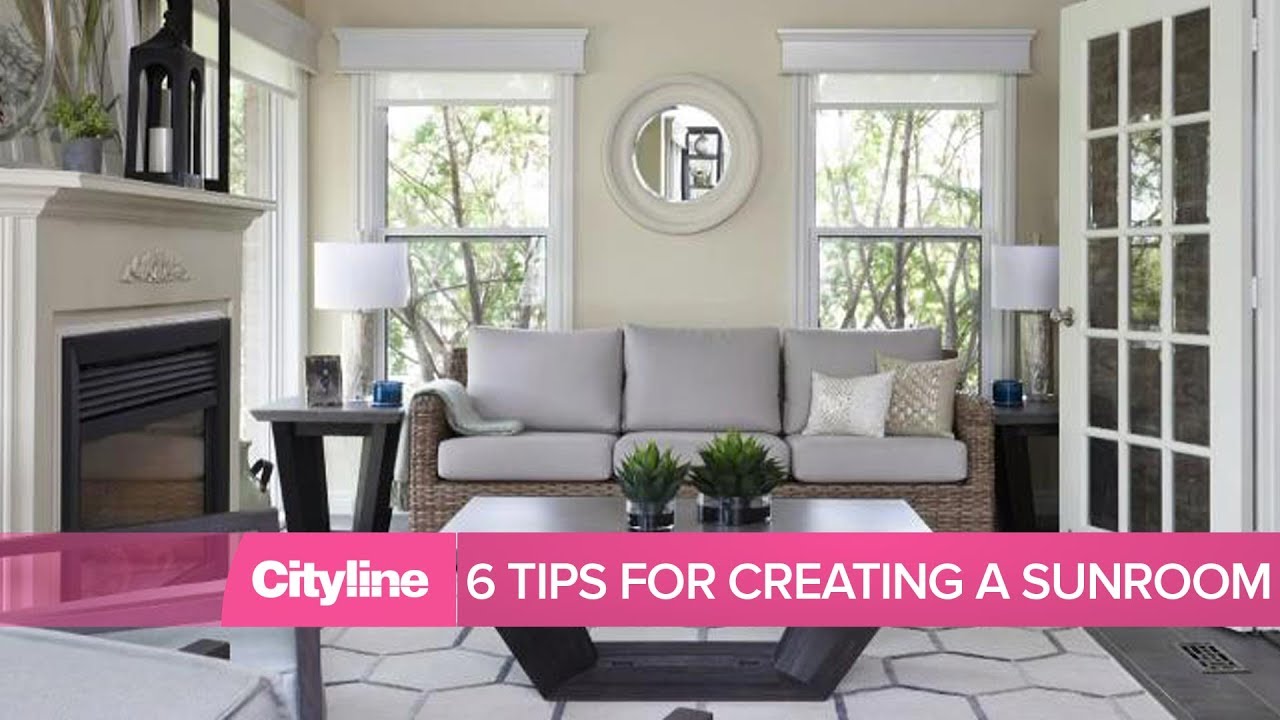 6 tips for creating a relaxing sunroom in your home