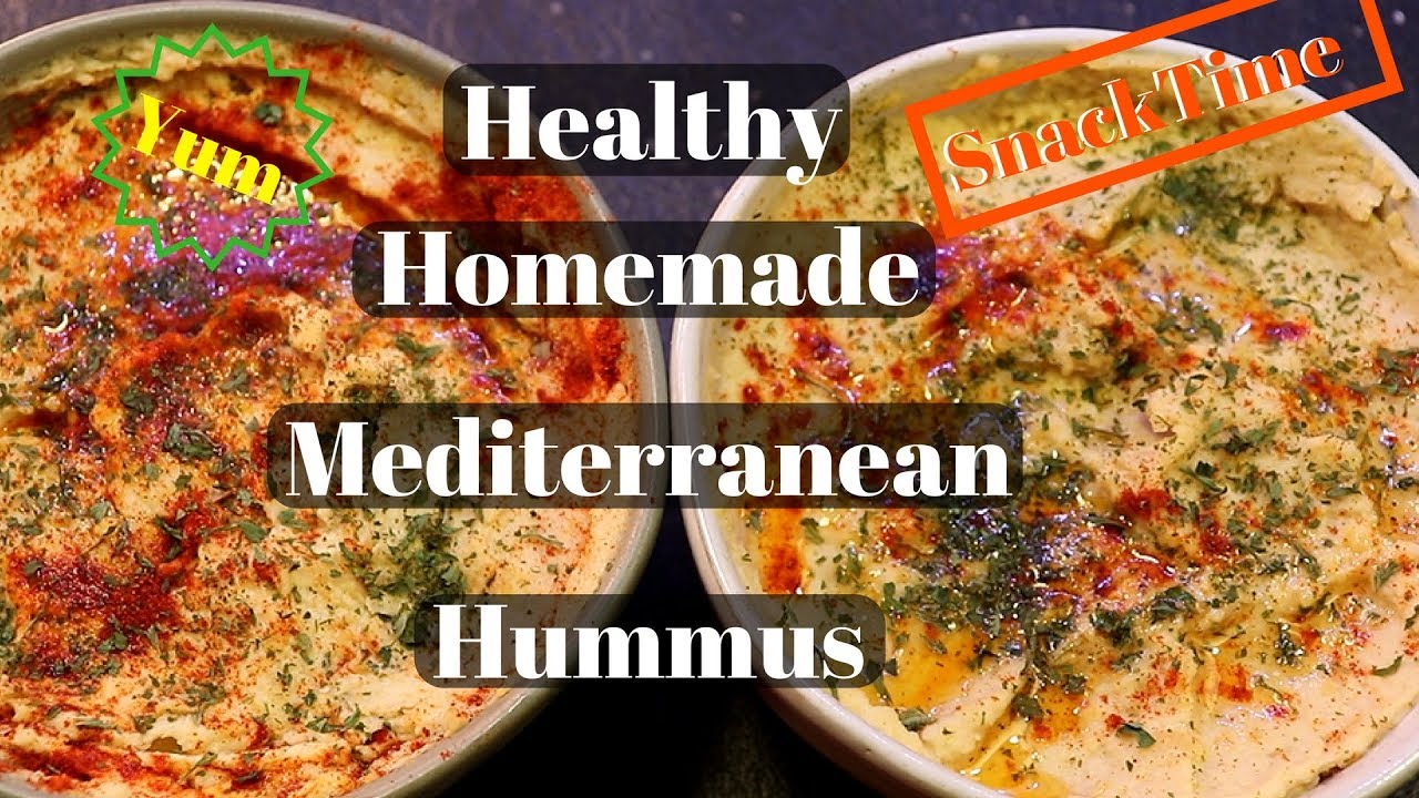 Healthy Mediterranean Hummus Recipe(FAST)