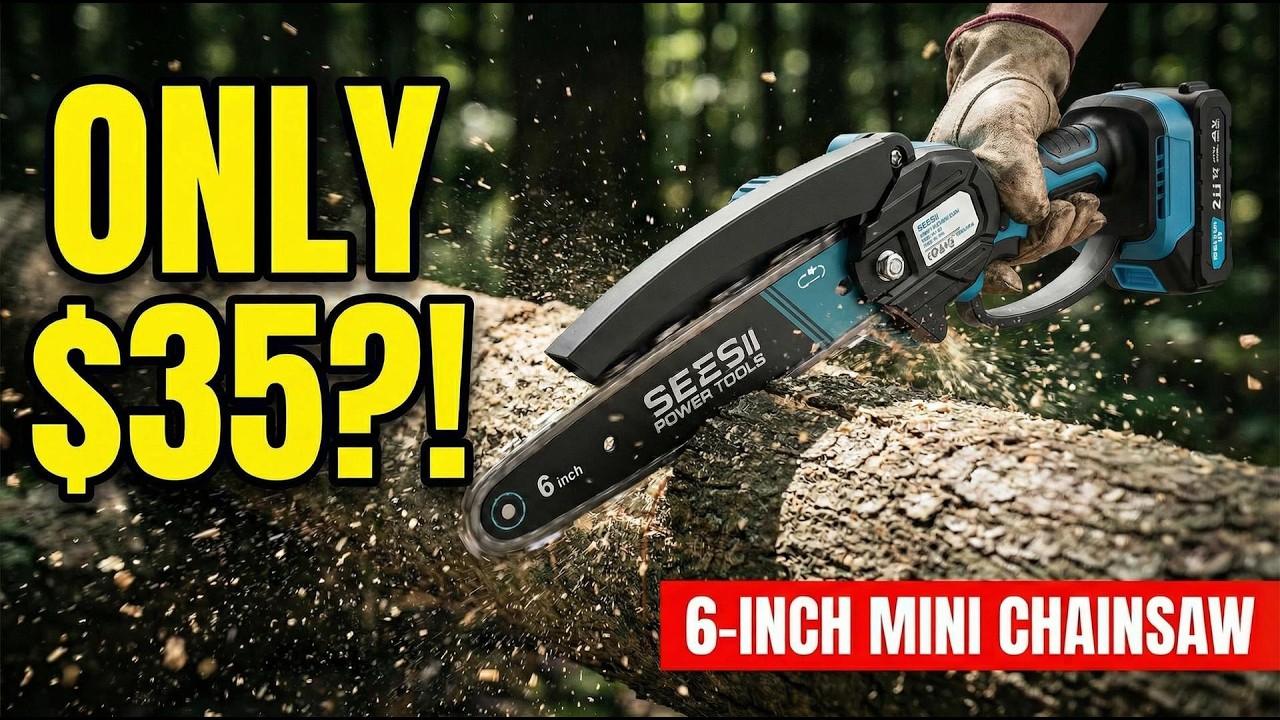 Мини-бензопила Seesii — 6 дюймов может многое!