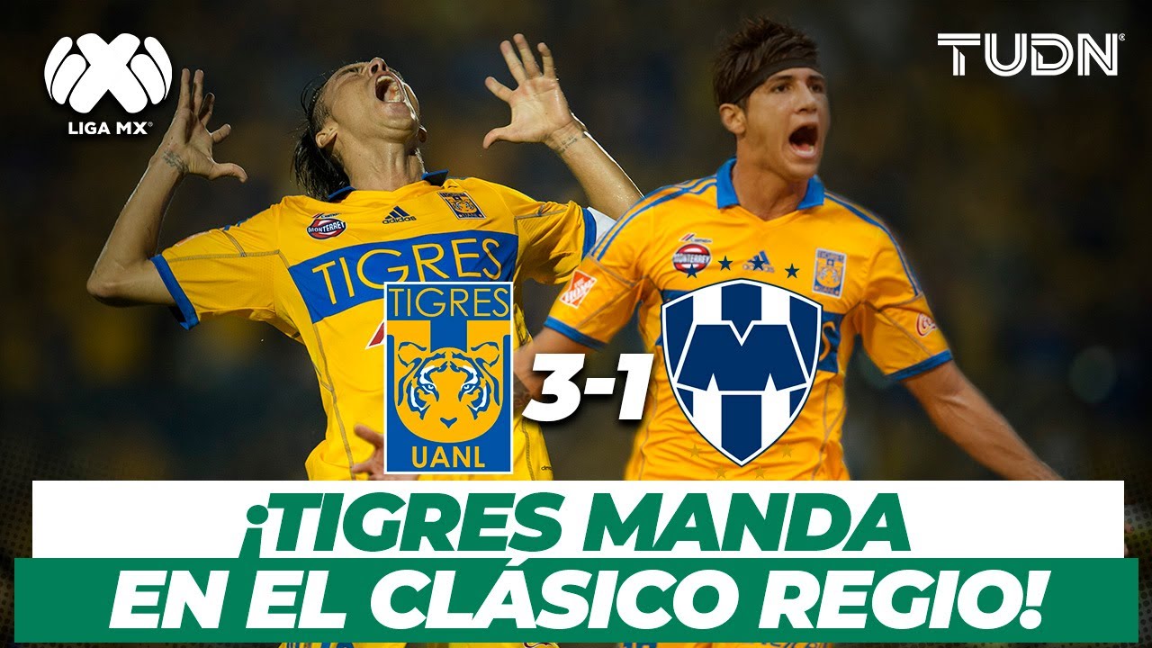 &iexcl;Super cl&aacute;sico! Lucas Lobos hace explotar el volc&aacute;n con un golazo | Tigres vs Rayados - 2013 | TUDN
