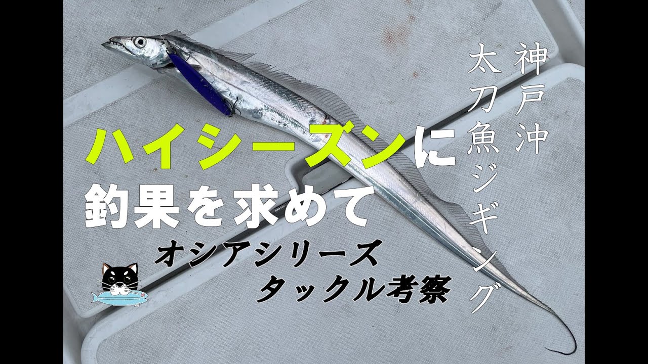 【ジギング】【大阪湾】神戸沖太刀魚ジギングハイシーズン！！ヒットパターンを探る釣行日記