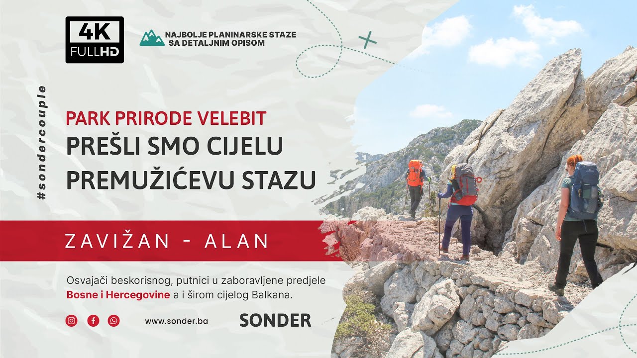 Premužićeva staza - 1/2 | Zavižan - Alan | Park prirode Velebit | NP Sjeveni Velebit