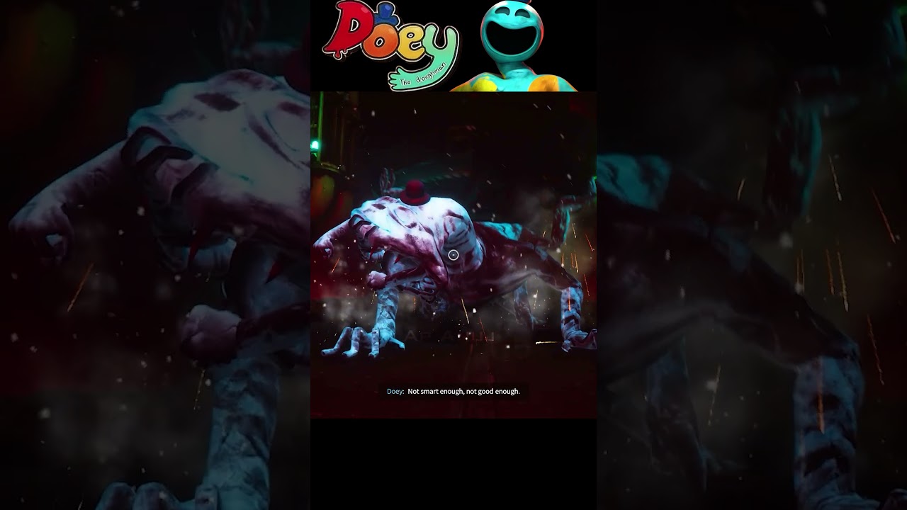 Poppy Playtime: Chapter 4 - Doey The Doughman Death Cutscene (Showcase)