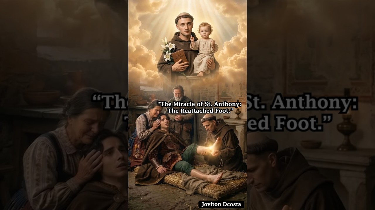 St Anthony - The miracle of the reattached foot