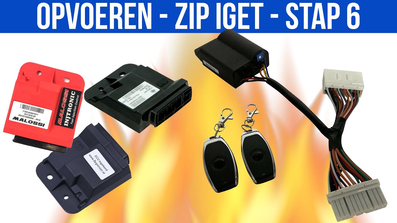 OPVOEREN - PIAGGIO ZIP iGET | STAP 6