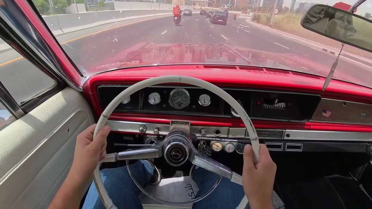 POV Drive 1966 Chevy Impala Coupe Insta360 Camera