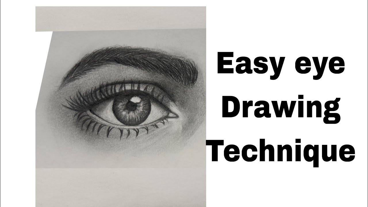 Easy Eye Drawing for Beginners | Pencil Sketch