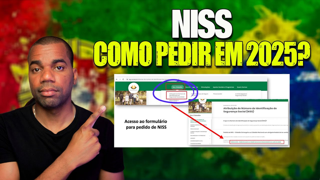 NISS EM PORTUGAL: COMO SOLICITAR O NÚMERO DA SEGURANÇA SOCIALEM PORTUGAL - ATUALIZADO 2025