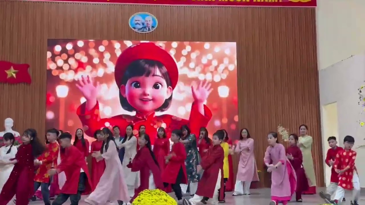 Văn nghệ Chào xuân 2026 5C Nguyễn Đốc Tín