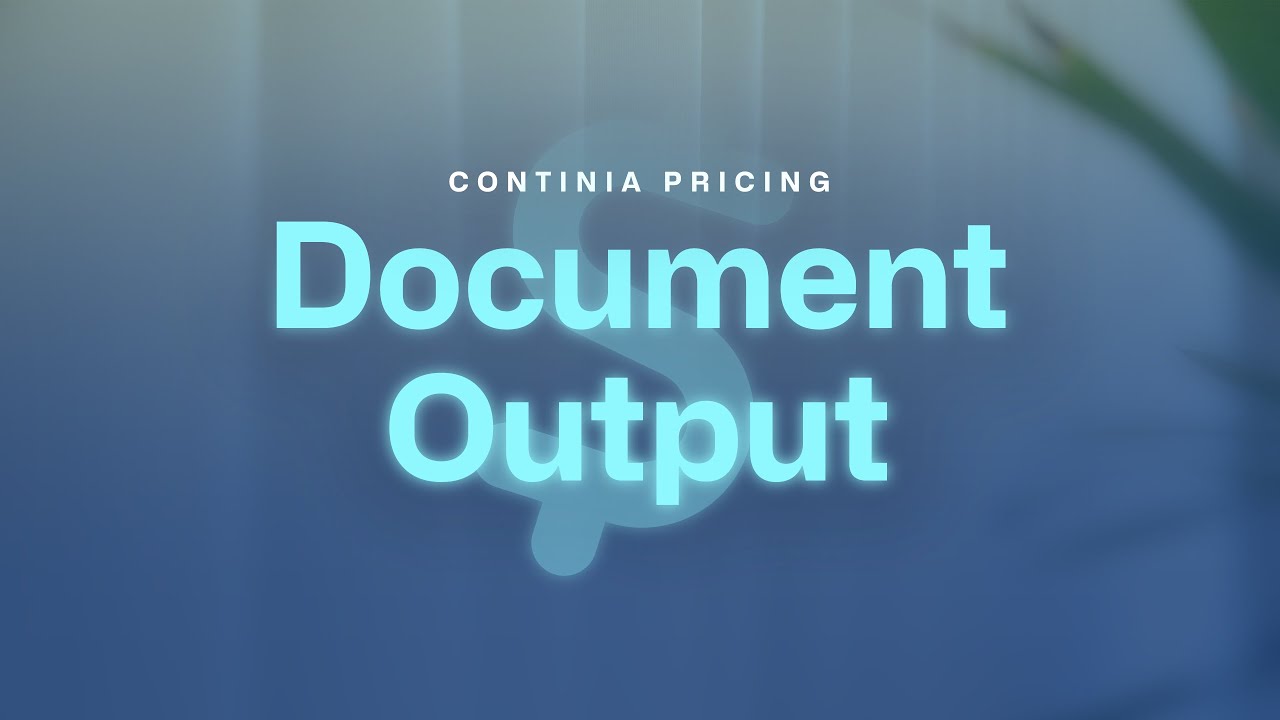 Обзор цен - Вывод документов Continia