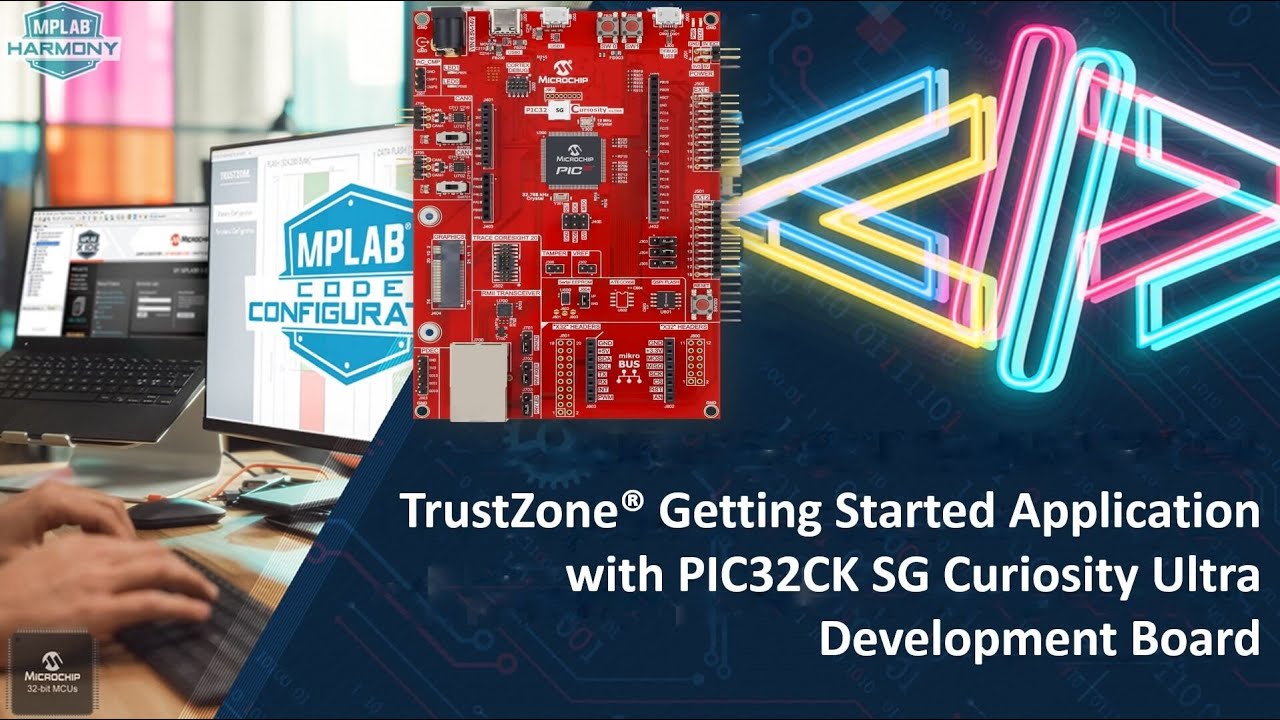 TrustZone® Getting Started Application with PIC32CK SG Curiosity Ultra Development Board