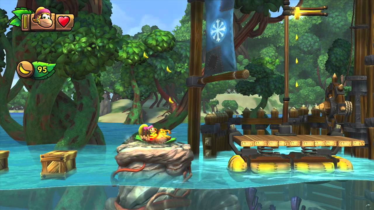 Donkey Kong Country Tropical Freeze 1-2 Bruchstrandung Extraschwer