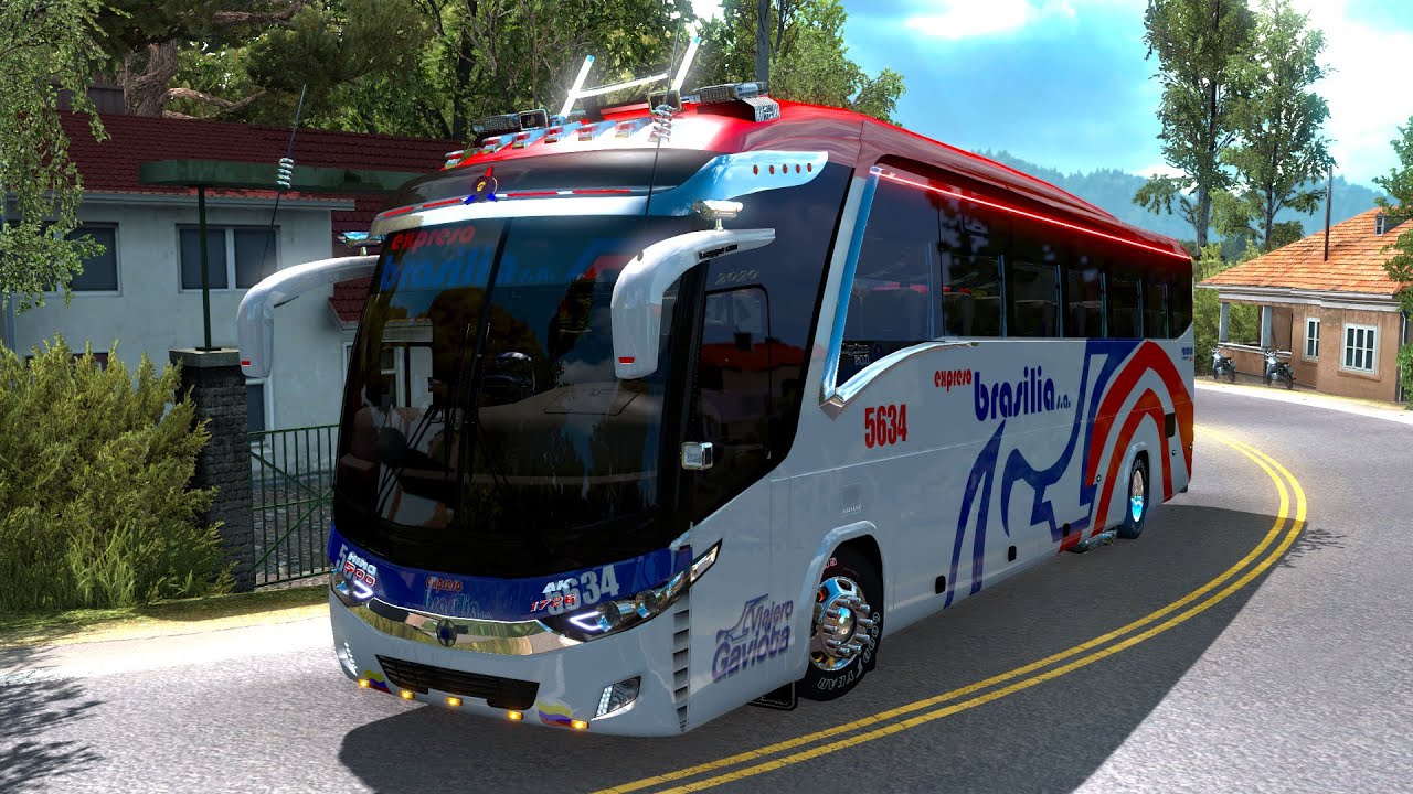 ¡DURAS CURVAS DE COLOMBIA! - Bus Hino Ak 500 | Euro Truck Simulator 2