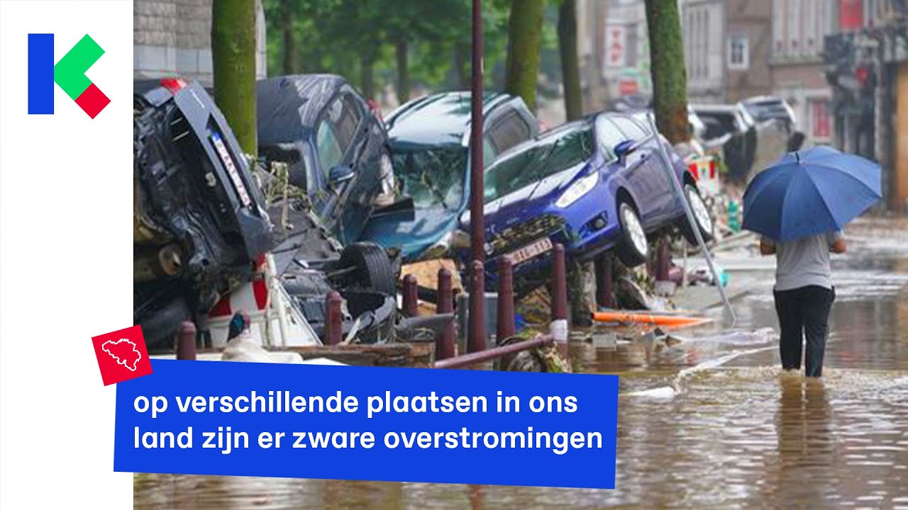 nooit geziene overstromingen door extreme regenval