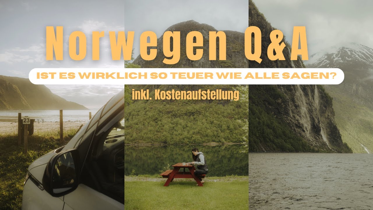 Norwegen Q&A: Kosten & Real Talk - das hat mich die Reise gekostet!#solotravel #vanlife #norwegen