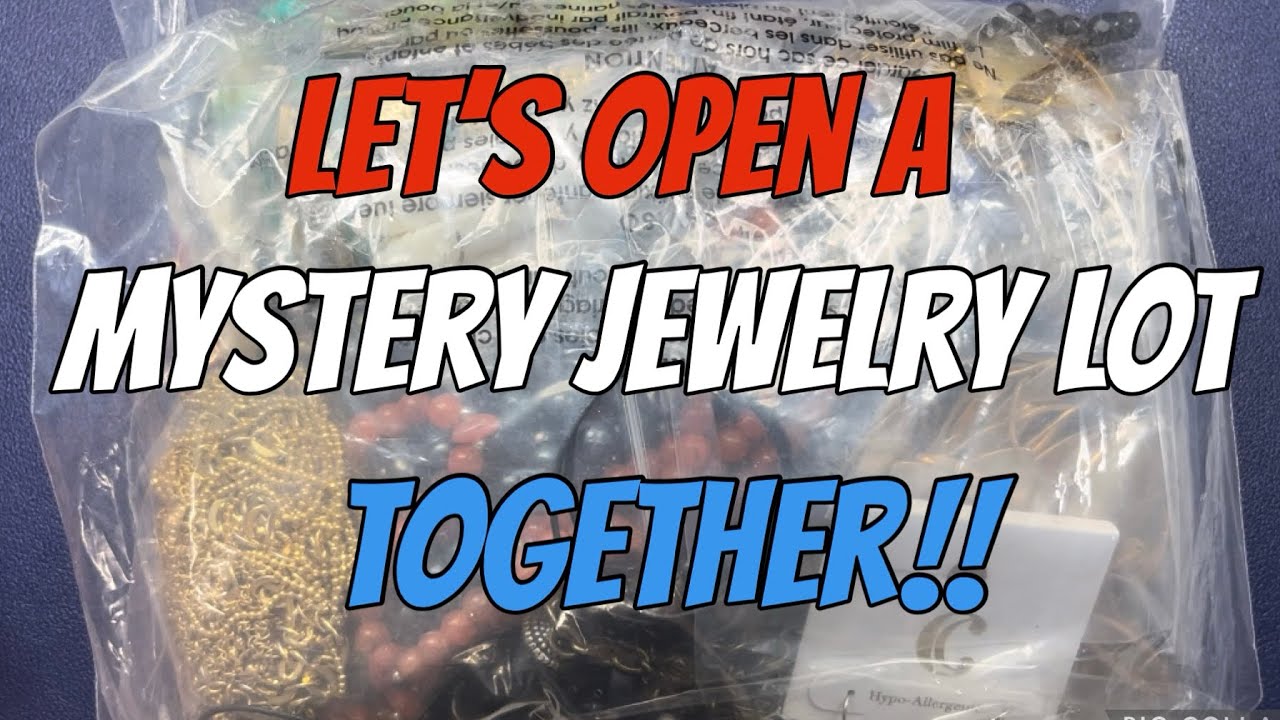 Mystery Jewelry Lot unbagging