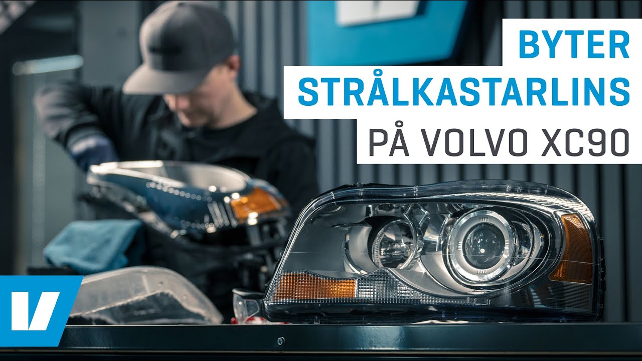 Byter strålkastarlins på Volvo XC90 03-14 - BLIR SOM NY!