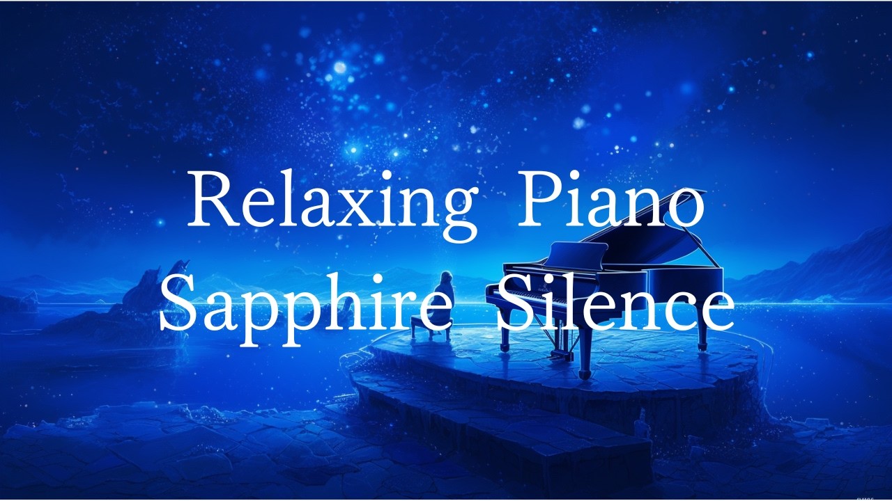 【PianoBGM】Relaxing PianoSapphire Silence　　#relaxingsounds #sleepingbgm