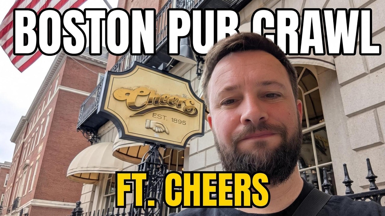 CHEERS Bar BOSTON Historic Pub Crawl Around Fenway Park and Best Sports Bars in Boston USA