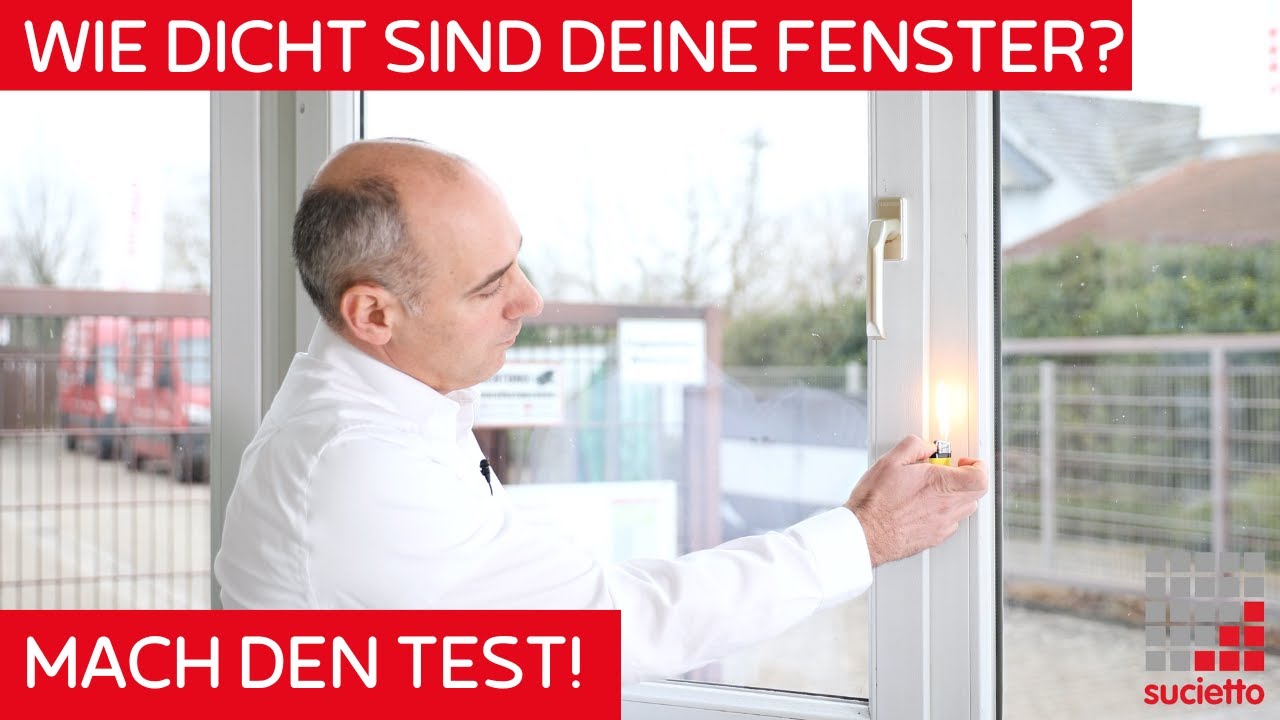 Teste in 4 Schritten die Dichtheit Deiner Fenster!