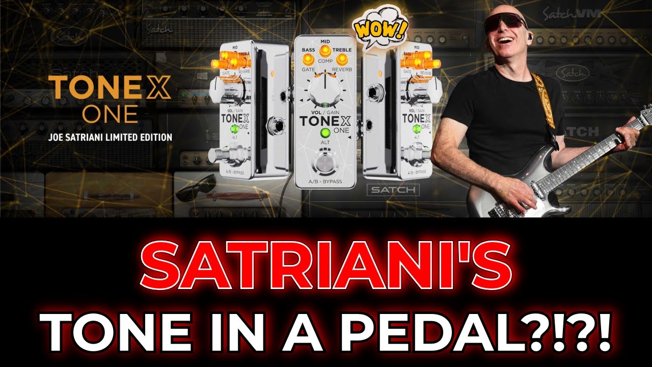 Joe Satriani’s NEW Signature Pedal – ToneX One Sounds INSANE! (PLUS Tonex Pedal Editor!)