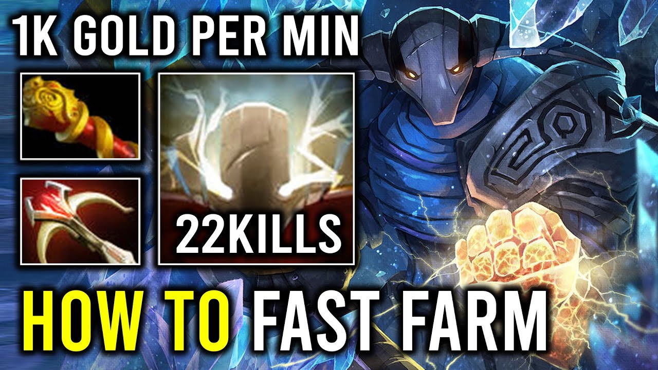 How to Fast Farm Sven with 1K Gold Per Min Crazy Instant 1 Shot Cleave Dota 2