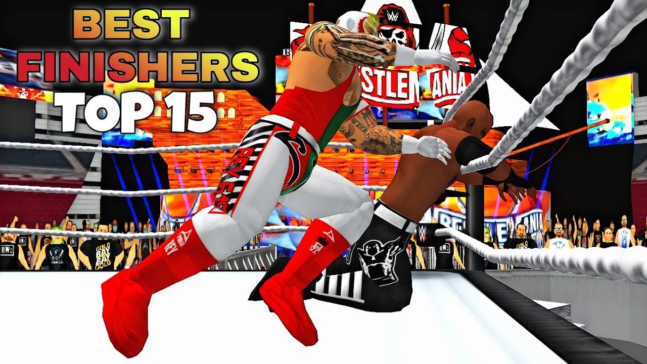WR3D 2K22 TOP 15 BEST WWE & AEW FINISHERS (MY FAVORITE FINISHERS)