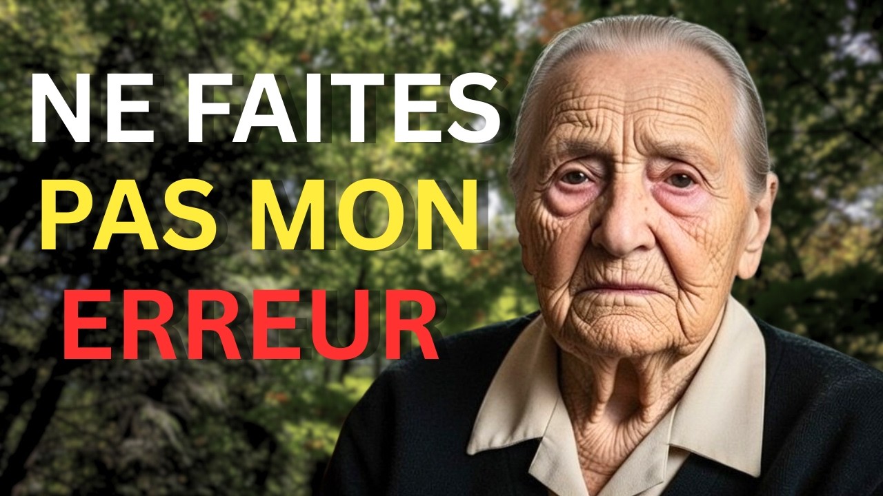 J’ai 95 ans… et ceci est mon plus grand regret