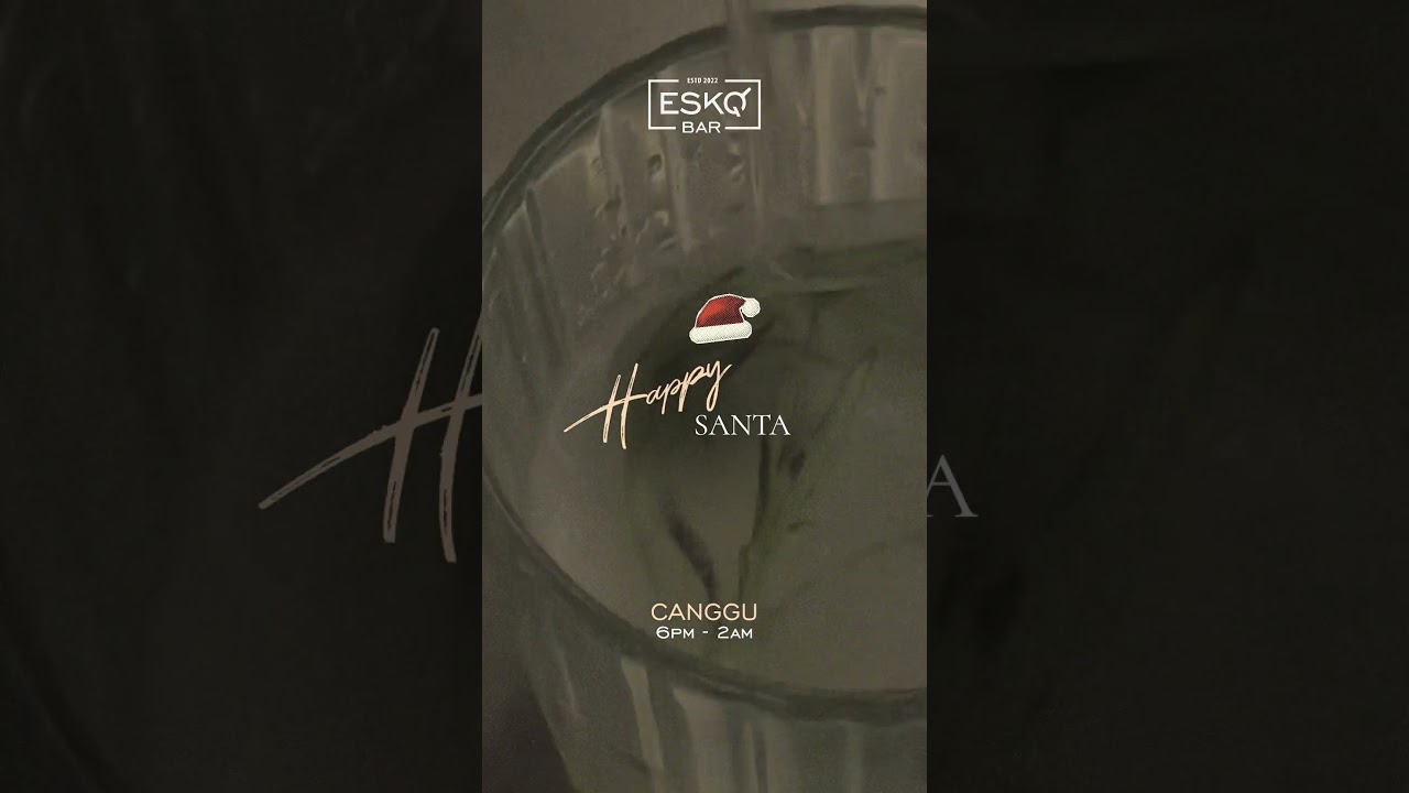 This Christmas Eve, ESKQ suggests you try Santa&rsquo;s favorite cocktail 🎅🏽