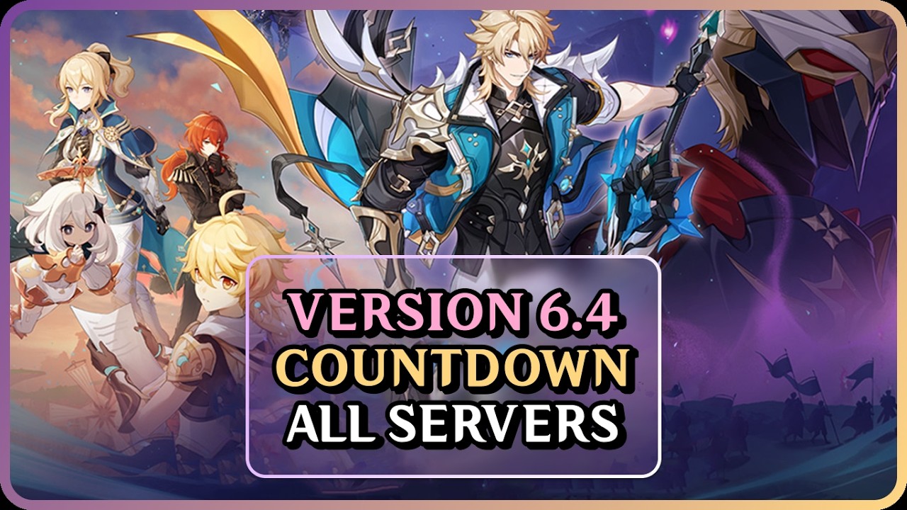 Genshin Impact 6.4 Countdown | Varka Banner Countdown | Genshin Impact 6.4 Live