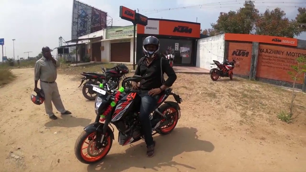 My New Ktm Duke 125 Bike on Delivery