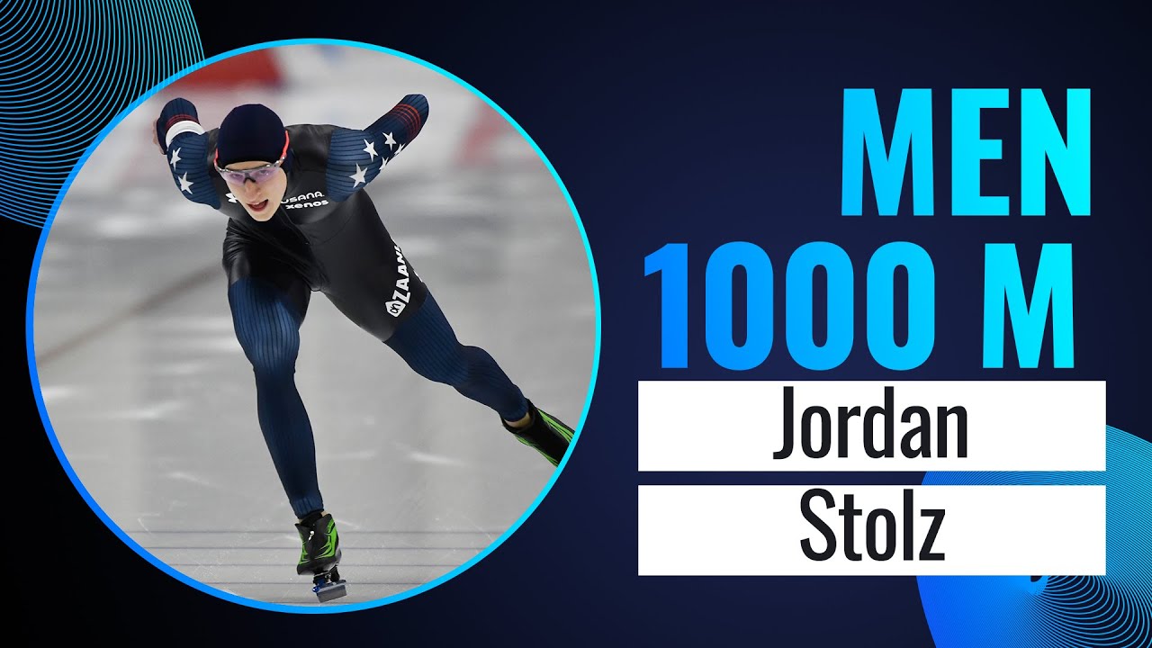 Jordan STOLZ (USA) | Gold | 1000m Men | Four Continents | Salt Lake City 2024 | #SpeedSkating