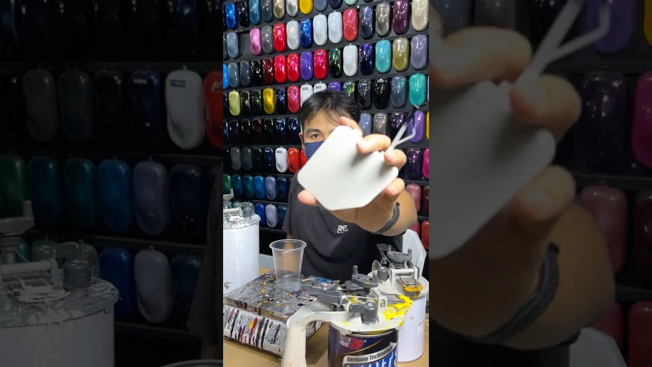 Perodua W09 Ivory White 2K Aerosol Spray Paint #carpainting #superpaint #aerosol #spraypaint