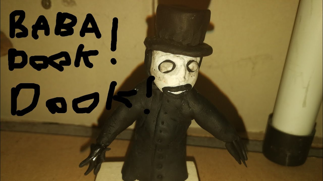 making the babadook (in polymer clay)