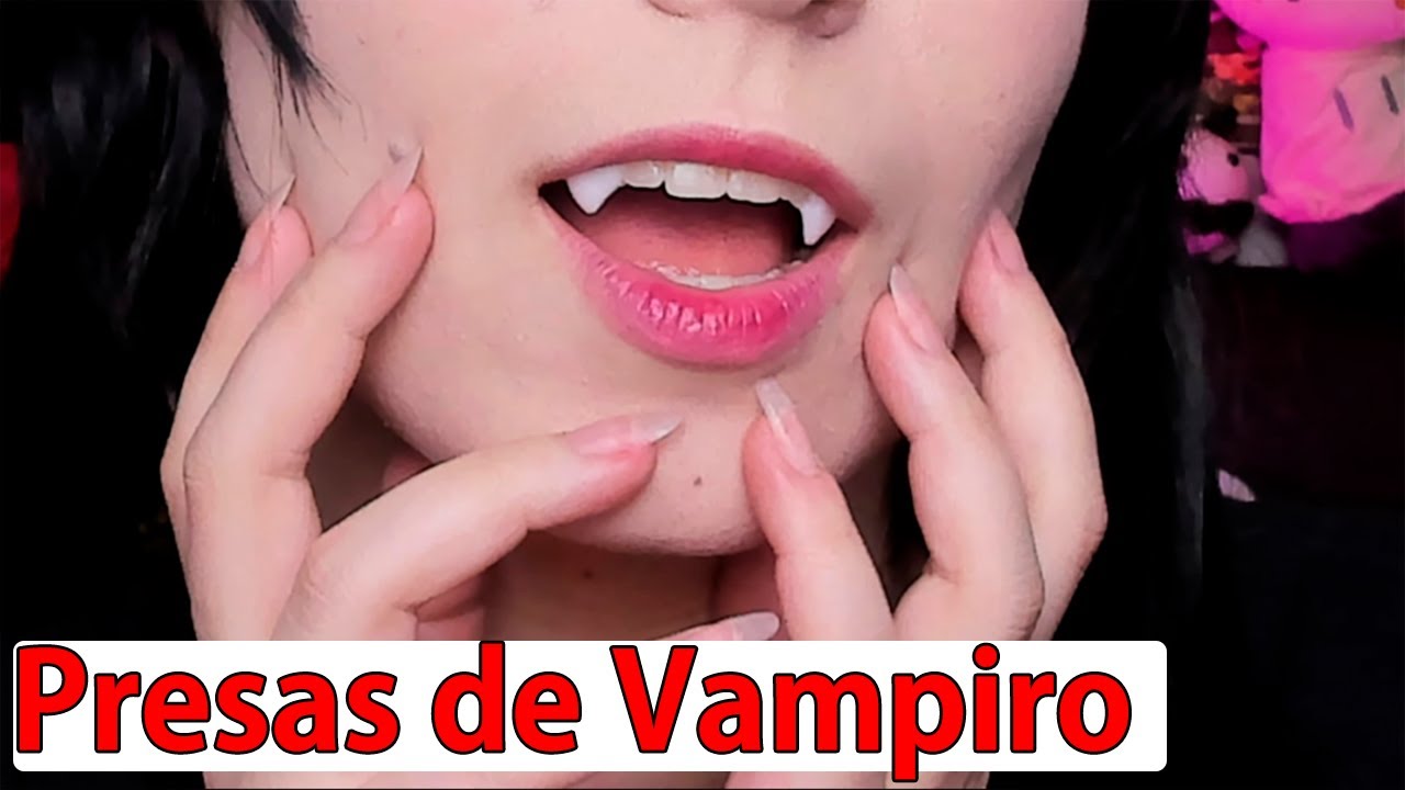 Como fazer dentes de Vampiro 🧛‍♂