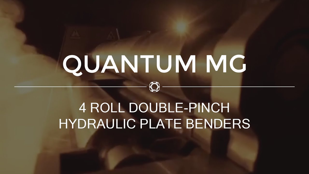 The Signature Quantum MG Srl Double Pinch Hydraulic 4 Roll Plate Benders - Above All the Rest
