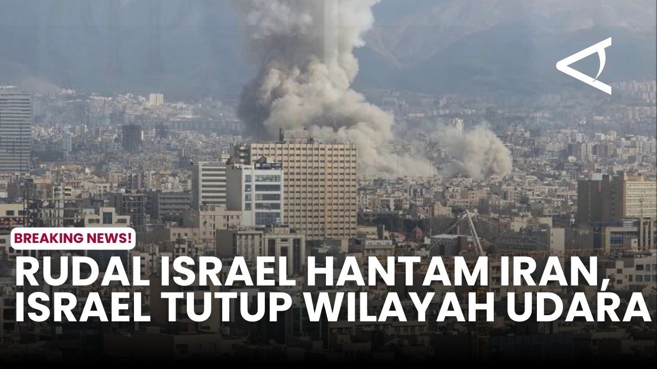 Rudal Israel Hantam Iran, Israel Langsung Menutup Wilayah Udara