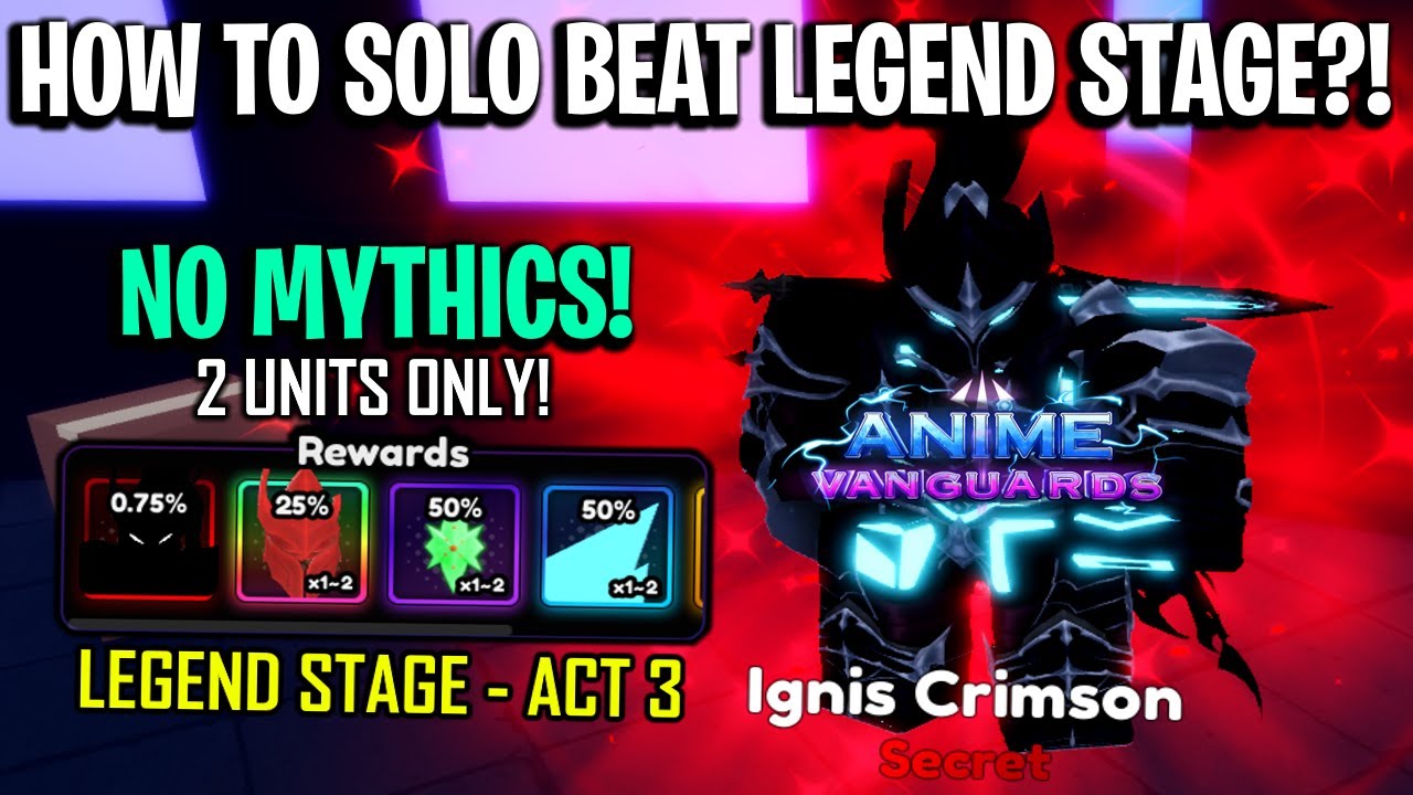 How To SOLO BEAT Double Dungeon Legend Stage - Act 3 | 2 Units Only | No Mythic Units! (SECRET DROP)