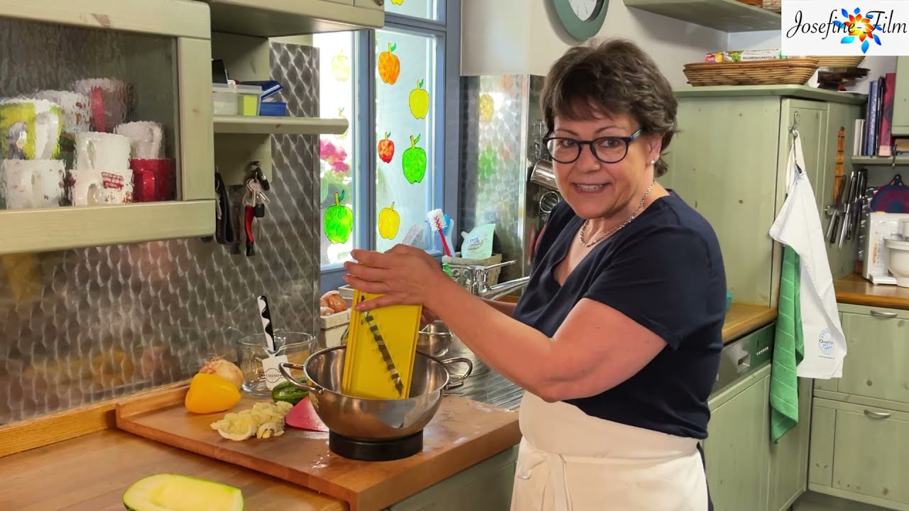 Leckere eingelegte Zucchini! Kreisbäuerin Renate Ixmeier zeigt, wie es gelingt! Saisonal+regional!