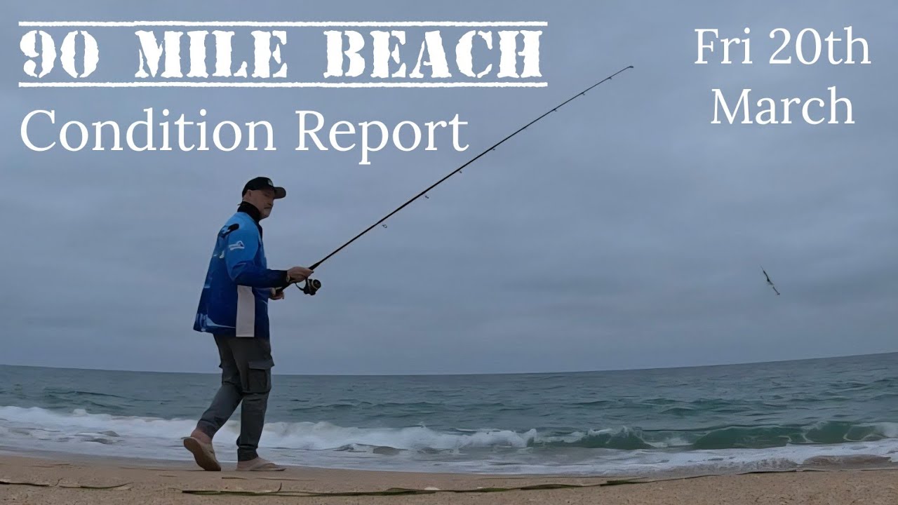 Отчет о состоянии пляжа 90 Mile Beach. Пятница, 20 марта.