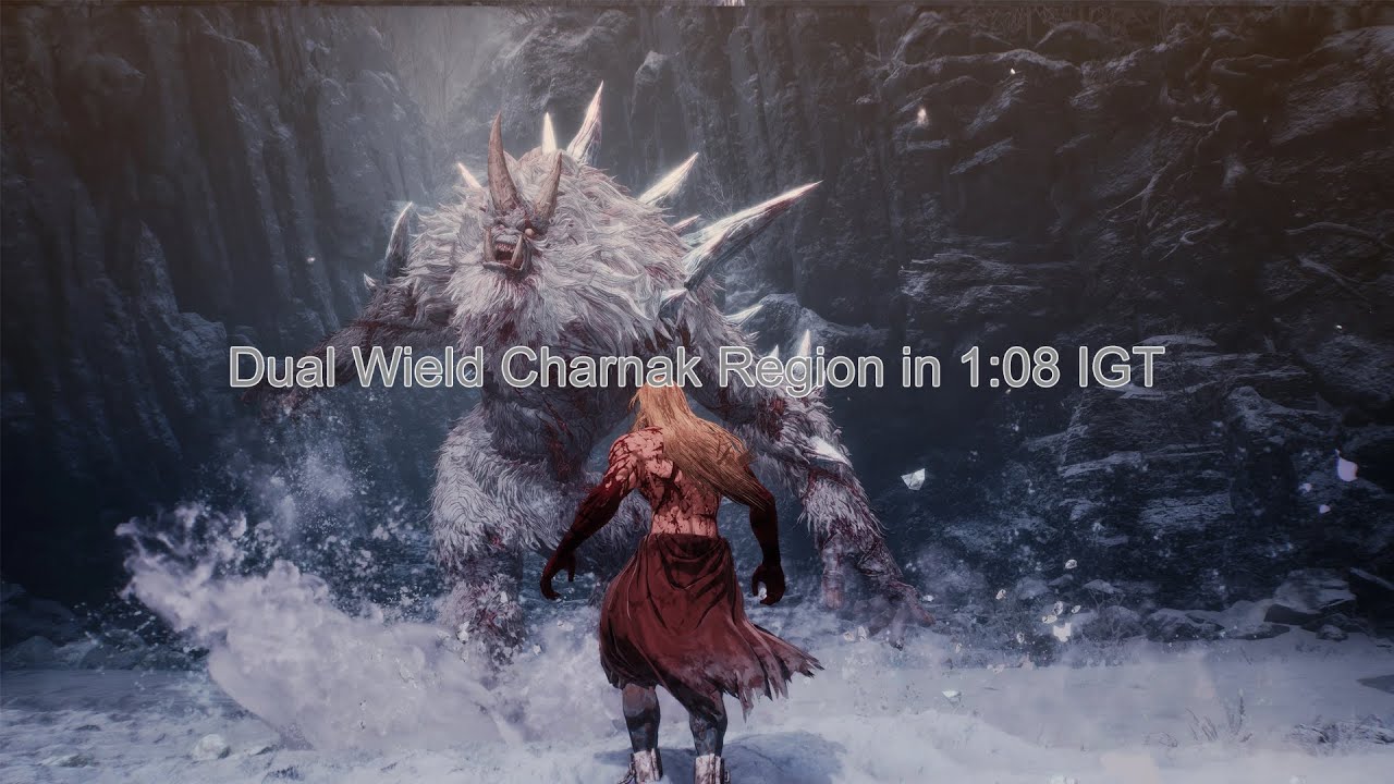 The First Berserker: Khazan | Speedrun Dual Wield Charnak Region in 1:08 IGT