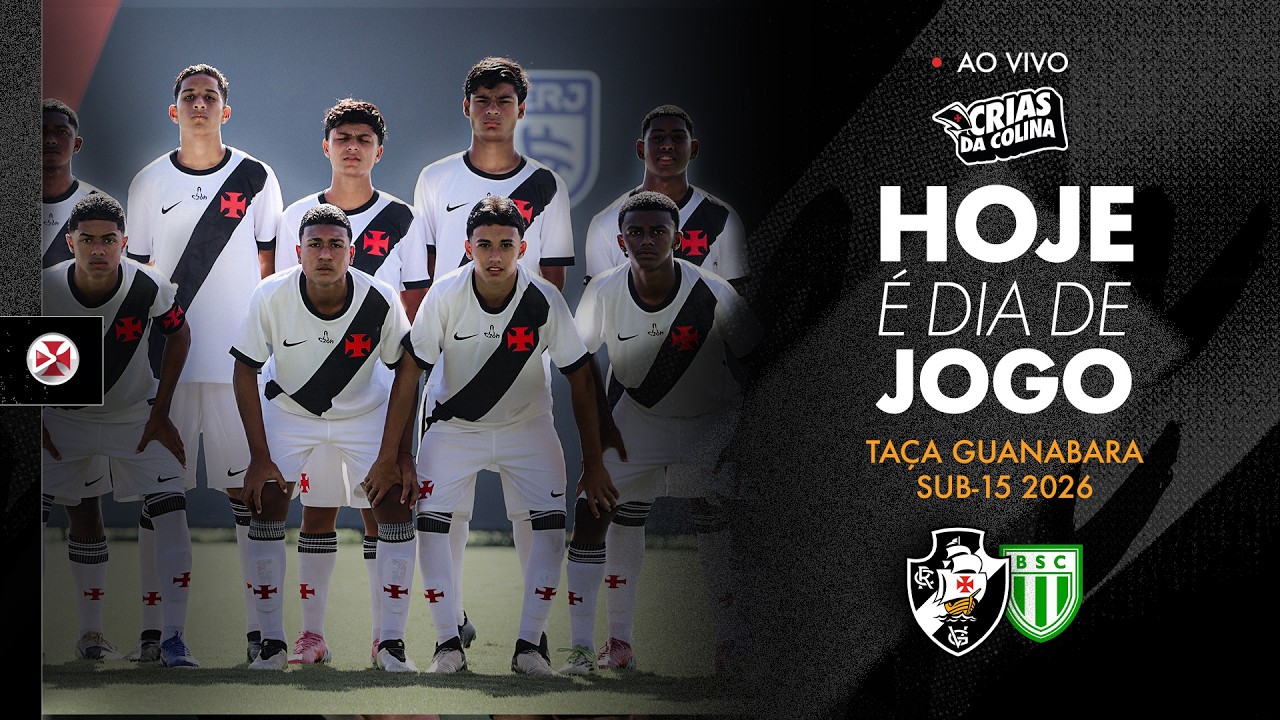 AO VIVO - VASCO x BOAVISTA | TA&Ccedil;A GUANABARA SUB-15