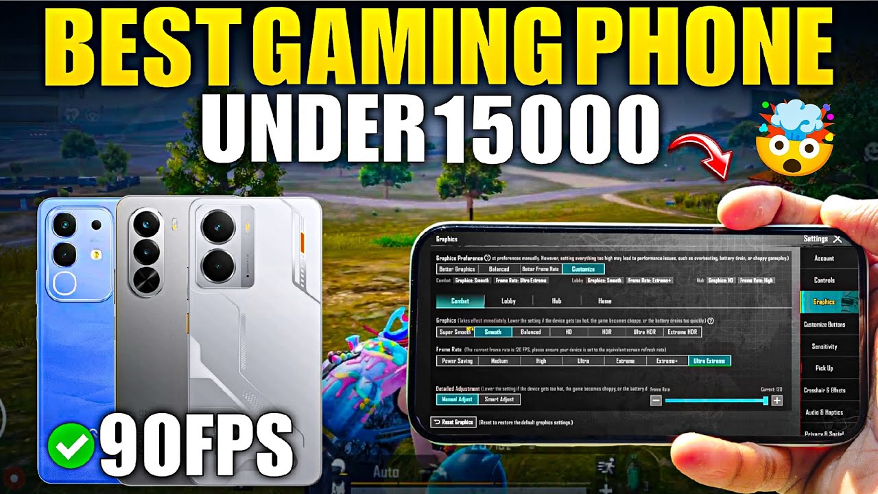 Top 3 Best Gaming Phone Under 15000🔥 Best 90 Fps Gaming Phone Under 15k / Gaming Phone For Bgmi 2026